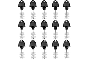 FERRODAY 15 Beer Faucet Tap Plug Brush for Beer Faucet Plug Draft Beer Tap Cover Tap Plugs Beer Brush Plugs Beer Faucet Brush Caps Cover Beer Faucet Kegging Tap Cleaning Brush- 15 Pack keg Beer Tap Brush Plug