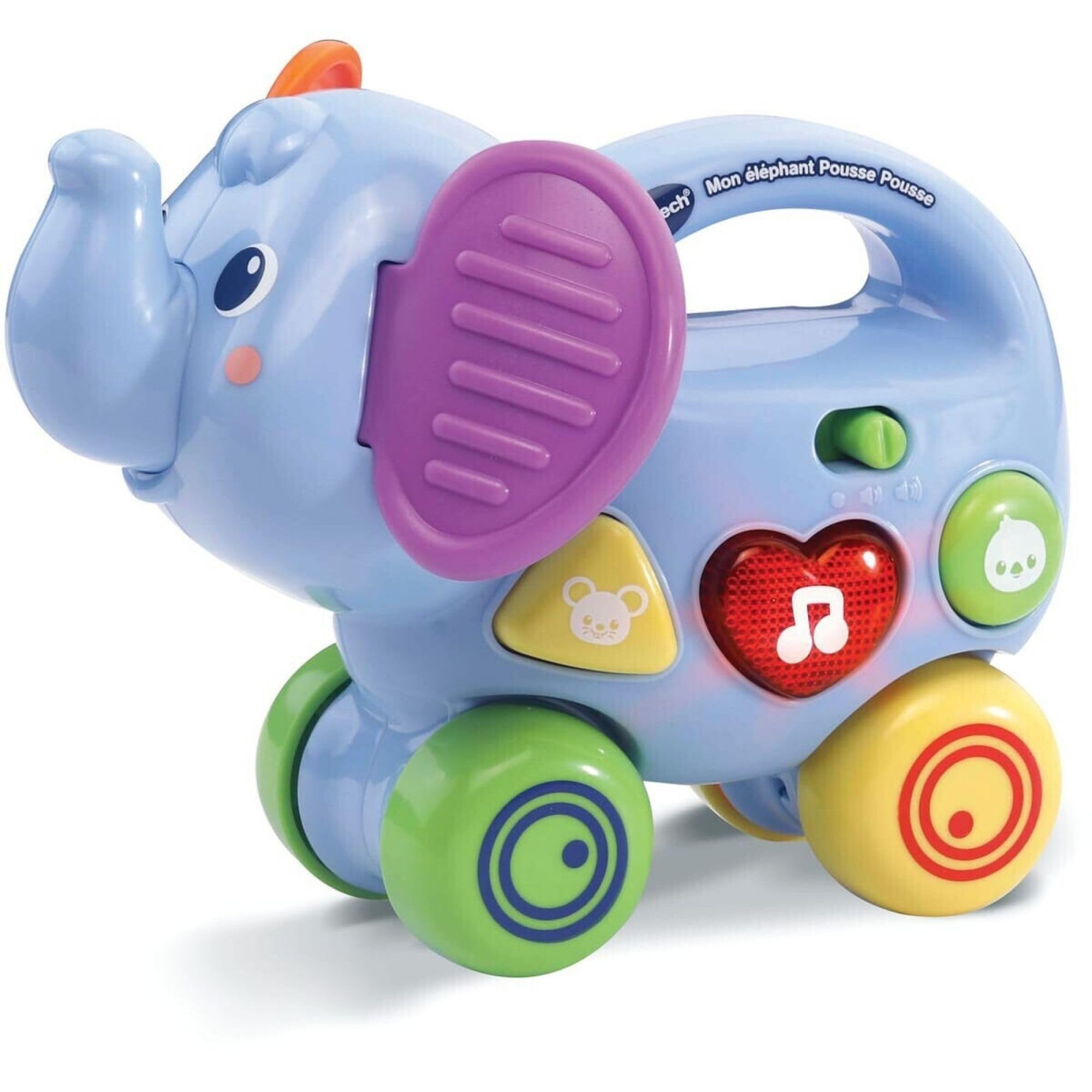 Vtech 80-513605 Baby Toy with Elephant Design - Multi-Coloured - French Version