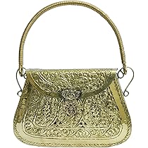 【Paragraph】25SS★ No.59 WASHED BRONZE MEDAL BAG Royal Golden Metal brass Handbag - Anniversary/Proposal Gift