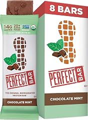 Perfect Bar Gluten-Free Chocolate Mint Peanut Butter Protein Bar, Organic, 8 count, 2.3 oz