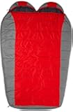 TETON Sports Tracker +5F Double-Wide Sleeping Bag Perfect for Camping, Hiking, and Backpacking; Free Compression Sack Included