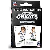 MasterPieces Family Games - Dallas Cowboys All-Time Greats Playing Cards - Officially Licensed Playing Card Deck for Adults, Kids, and Family