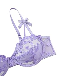 Lilosy Sexy Cute Underwire Push Up Strappy Heart