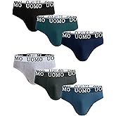 Men's Soft Cotton Briefs: Comfortable Underwear - Full Coverage with Cool Comfort & Breathable for Daily Wear, Multipack