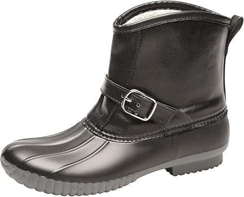 womens lined duck boots