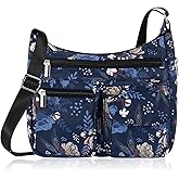 Kamo Crossbody for Women - Multi-pocket Shoulder Lightweight Messenger Casual Printed Purse Handbag Travel Bag