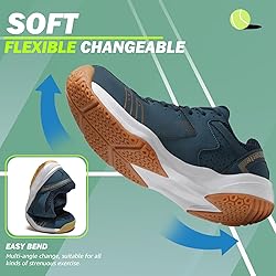 ASHION Pickleball Shoes for Men Tennis Racquetball