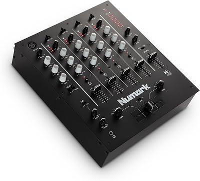 Numark M6 USB 4-Channel DJ Mixer with Built-In Audio Interface
