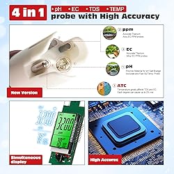 pH Tester,Digital pH Meter for Water,New Version
