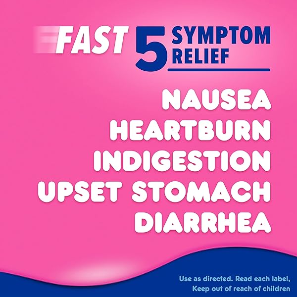 PEPTO BISMOL LIQUID ULTRA FOR NAUSEA, HEARTBURN, INDIGESTION, UPSET STOMACH, AND DIARRHEA – 5 SYMPTOM FAST RELIEF, CHERRY FLAVOR 12 OZ (PACK OF 3)
