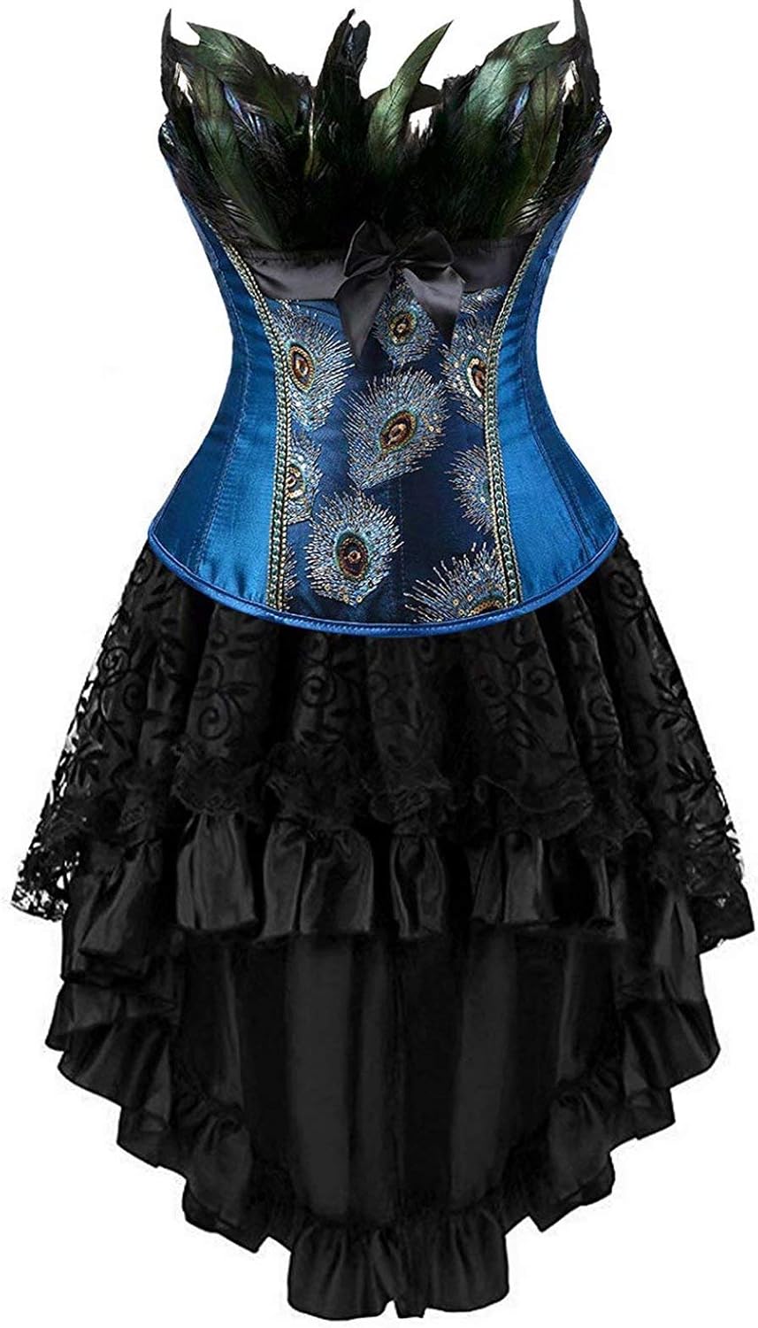 Damen Ärmelloses Korsett Faltenkleid