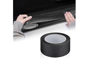 EINESIN Upgraded Car Door Edge Entry Guards, Thickened 5D Carbon Fiber Anti-Collision Waterproof Protector Tape, Scratch Cove