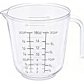 DOTINGHUX Measuring Cup, 2 Cup, Clear