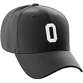 Daxton Structured Baseball Hat Cap Curved Visor Custom White Team Number