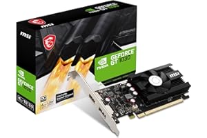 MSI Gaming GeForce GT 1030 4GB GDRR4 64-bit HDCP Support DirectX 12 DP/HDMI Single Fan OC Graphics Card (GT 1030 4GD4 LP OC)