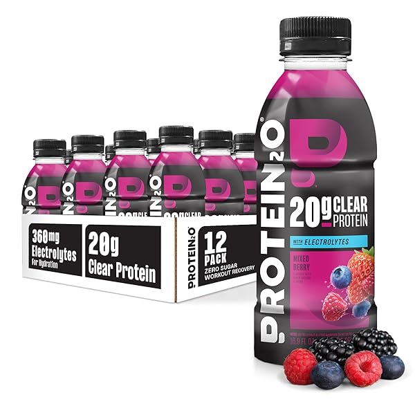 PROTEIN2O HYDRATION DRINK – 2-IN-1 LIQUID CLEAR WHEY...