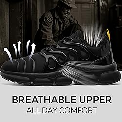 DRRHINO Steel Toe Shoes for Men Women Comfortable