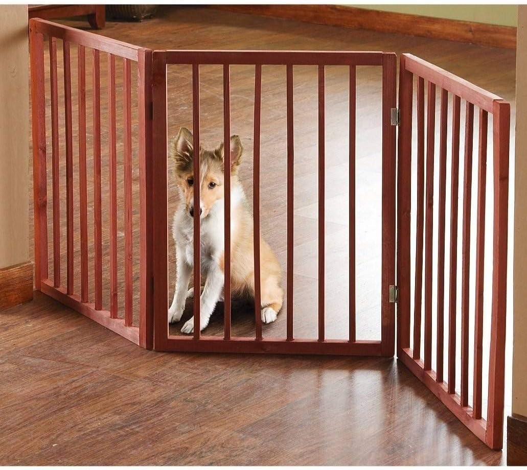 3 panel folding dog gate