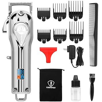 hair clippers with metal combs