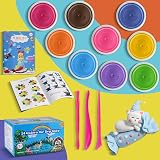 iFergoo Air Dry Clay 24 Colors Ultra Light Modeling Clay with Project Booklet view 2
