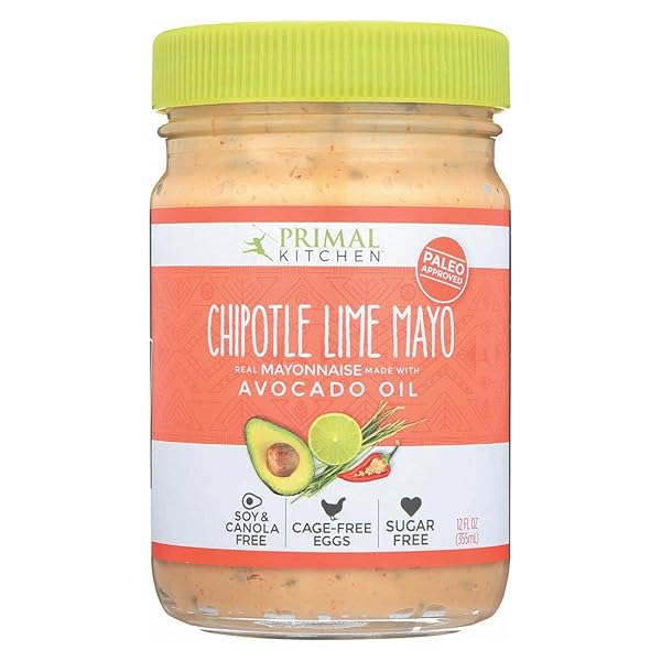 PRIMAL KITCHEN MAYO CHIPOTLE LIME, 12 OUNCE