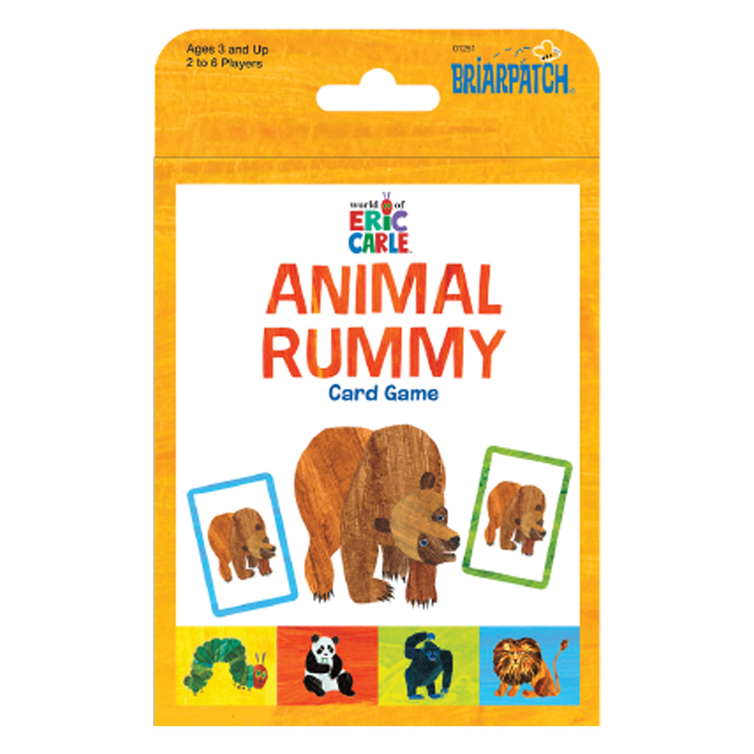 Briarpatch | The Very Hungry Caterpillar Animal Rummy Card Game, Ages 3+