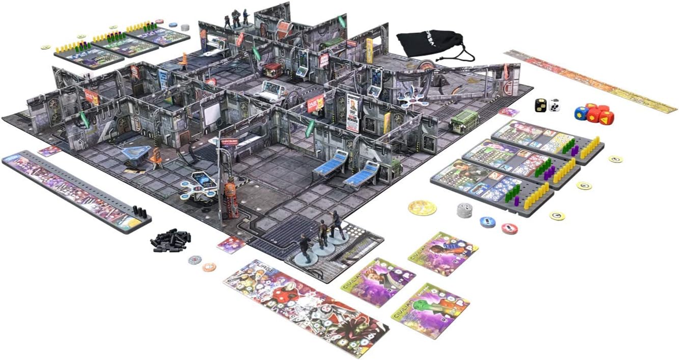 Battle Systems BSGCSC001 Core Space Starter Set - 20 x 28mm Miniatures - Board Game - Neoprene Gaming Mat - Modular 3D Terrain - Image 3