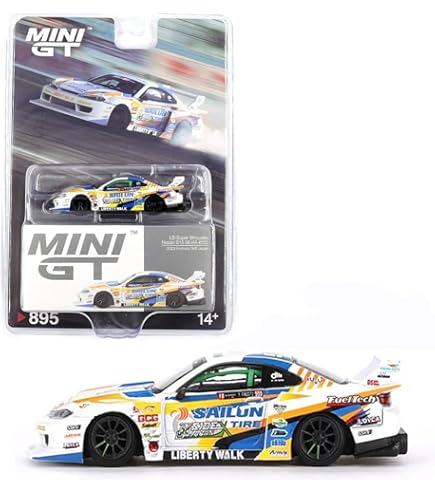 Amazon.com: MINI GT Nissan Silvia S15 LB-Super Silhouette LBWK