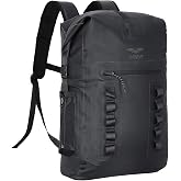 MIER Roll Top Waterproof Backpack Floating Dry Bag for Men Women | Heavy Duty Dry Sack, Cushioned Back, Multi-Pockets, Adjustable Chest Strap,For Kayaking Beach Boating Swimming Hiking Travel