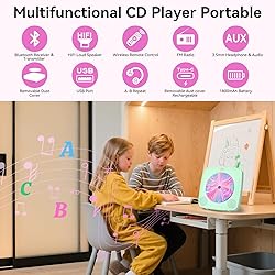 CD Player Portable Bluetooth Rechargeable: CD