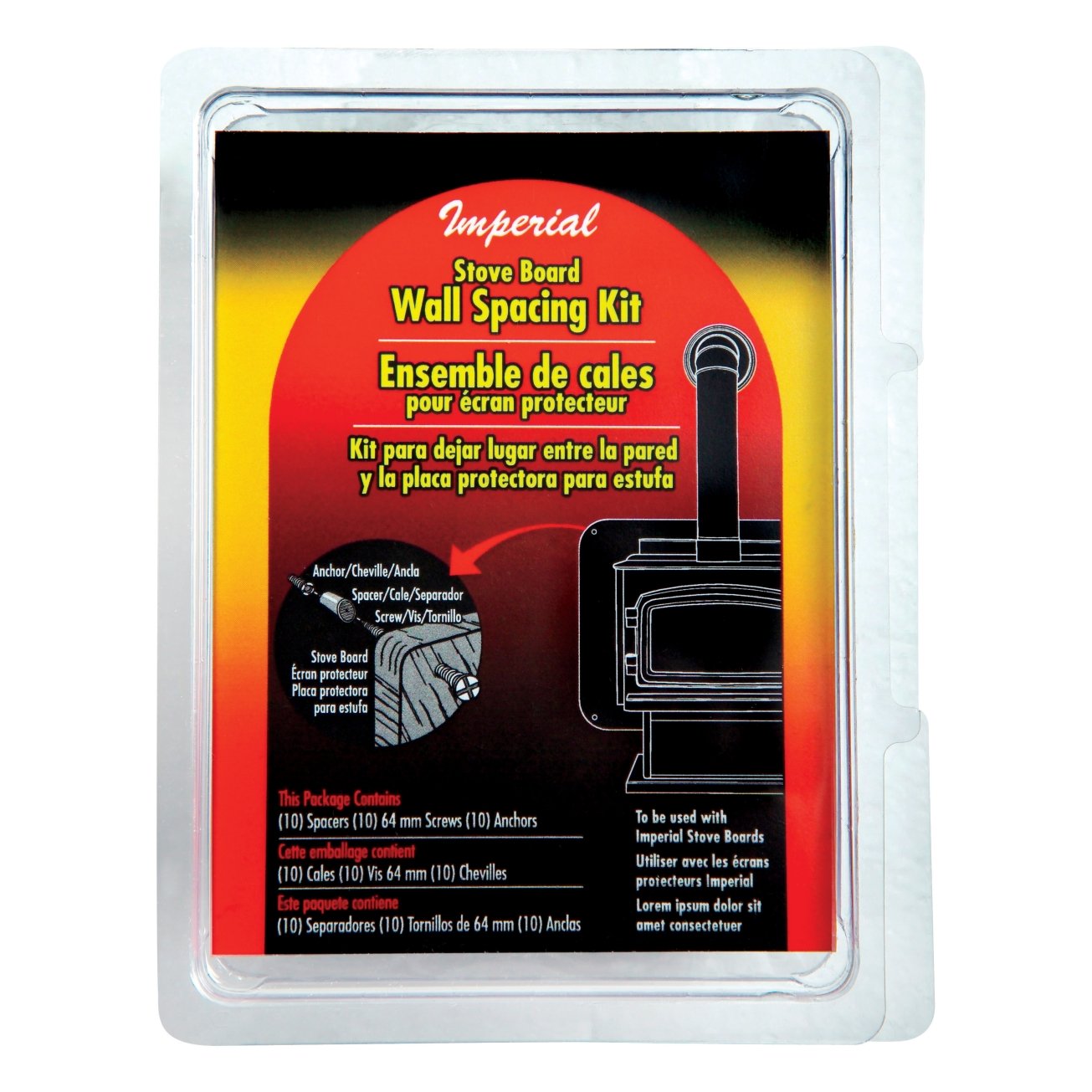 Spacing Kit Mua Manufacturing Wall Shield Spacing Kit, Assorted Imperial ...
