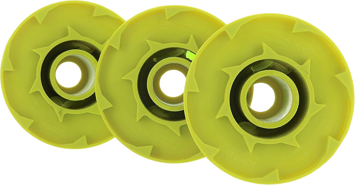 Ryobi One PLUS+ AC80RL3 OEM .080 Inch Twisted Line and Spool Replacement for Ryobi 18v, 24v, and 40v Cordless Trimmers (3 Pack) : Garden & Outdoor