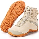 Jsamorenger Men’s Waterproof Hiking Boots, Lightweight Trail Hiking Boots with Non-Slip Sole, Comfortable Outdoor Boots for Hiking, Hunting & Rugged Terrain