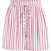 PRETTYGARDEN Elastic Waist Summer Shorts for Women Trendy 2026 Gingham Cute Pajama Bottoms Plaid Y2K Beach Vacation Clothes
