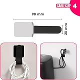 Armiz 150Pcs Cable Management Kit with Tape Clips Ties Mounts TV PC Office view 5