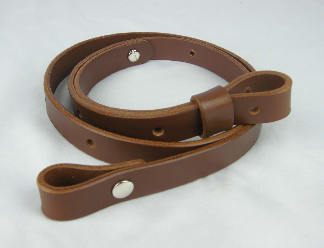 Nohma Leather 3/4" Wide Leather European Style Rifle Gun Sling, Amish