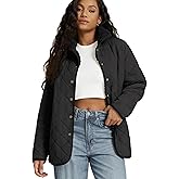 ODODOS Women's Sherpa Lined Insulated Jacket Snap Front Long Sleeve Coat Winter Warm Outerwear with Pockets