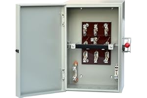 GXELZK 200 Amp Generator Transfer Switch, 240V/120V 3P Non-Fusible, Multiple Insulation Protection to Ensure Your Safety, NEMA-3R Enclosure Manual Transfer Switch Lockable Design