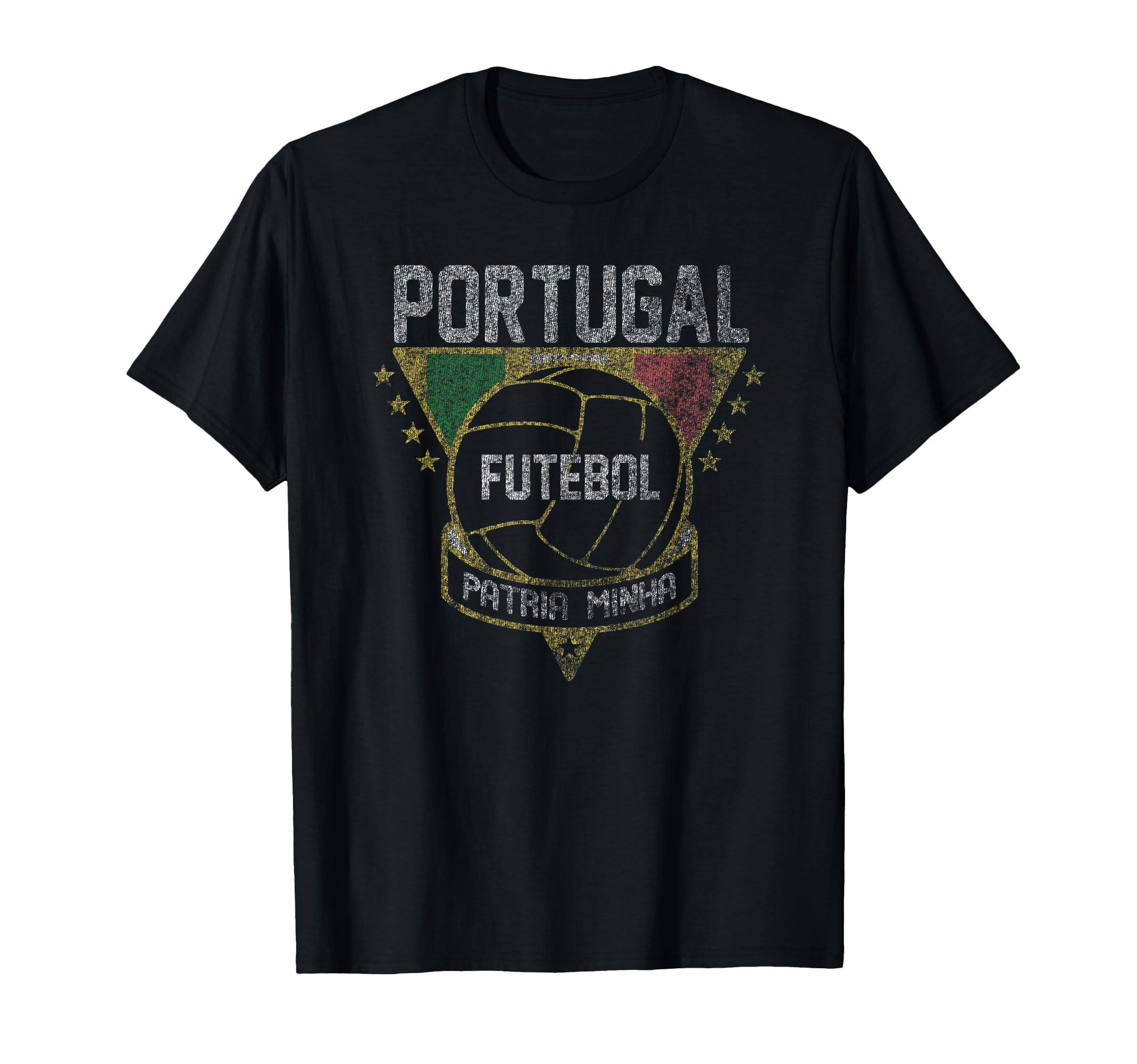 Portugal Vintage Futbol T-Shirt