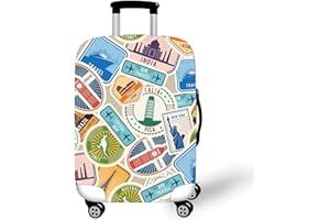 Travel Luggage Cover, Suitcase Protector Cover Trolley Luggages Case, Washable Elastic Dustproof Travel Protective Case for 2