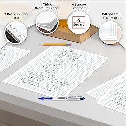 Rosmonde Loose Leaf Paper Bulk, 3600 Sheets, 24