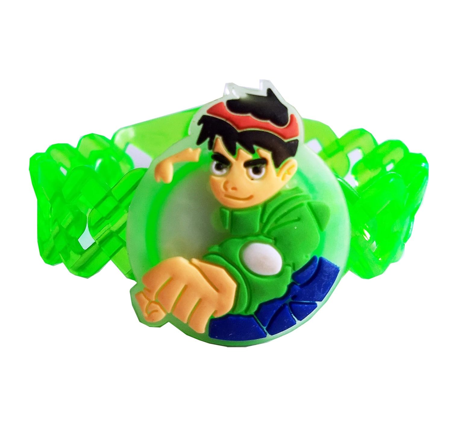 grasme cartoon characters led light bracelets rakhi gifts for kids (ben 10)
