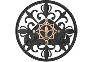 GOFORWILD Garden Hose Holder made of Stainless Cast Aluminum, Decorative Hose Butler Sturdy Water Hose Rack, Durable Wall Hose Hanger, Holds 125-Feet of 5/8-Inch Hose, Hose Reel, 7003