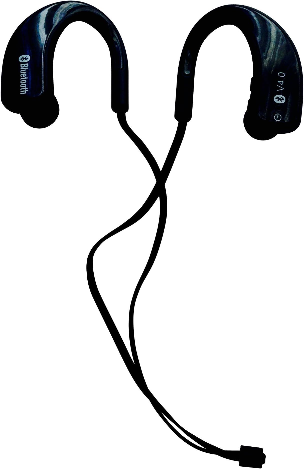 Bluetooth Headphones XELO Stereo In-Ear Earbud Sweatproof Secure Fit Wireless HD Headphone - Black