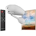 Method Lights Wireless LED Picture Light, Wireless Ceiling Mounted Spotlight for Artwork, Painting, Photo Display, Remote Control, 11 Color Temperature Settings, Dimmer, Timer, Rechargeable Battery