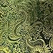Metallic Paisley Brocade Fabric 60
