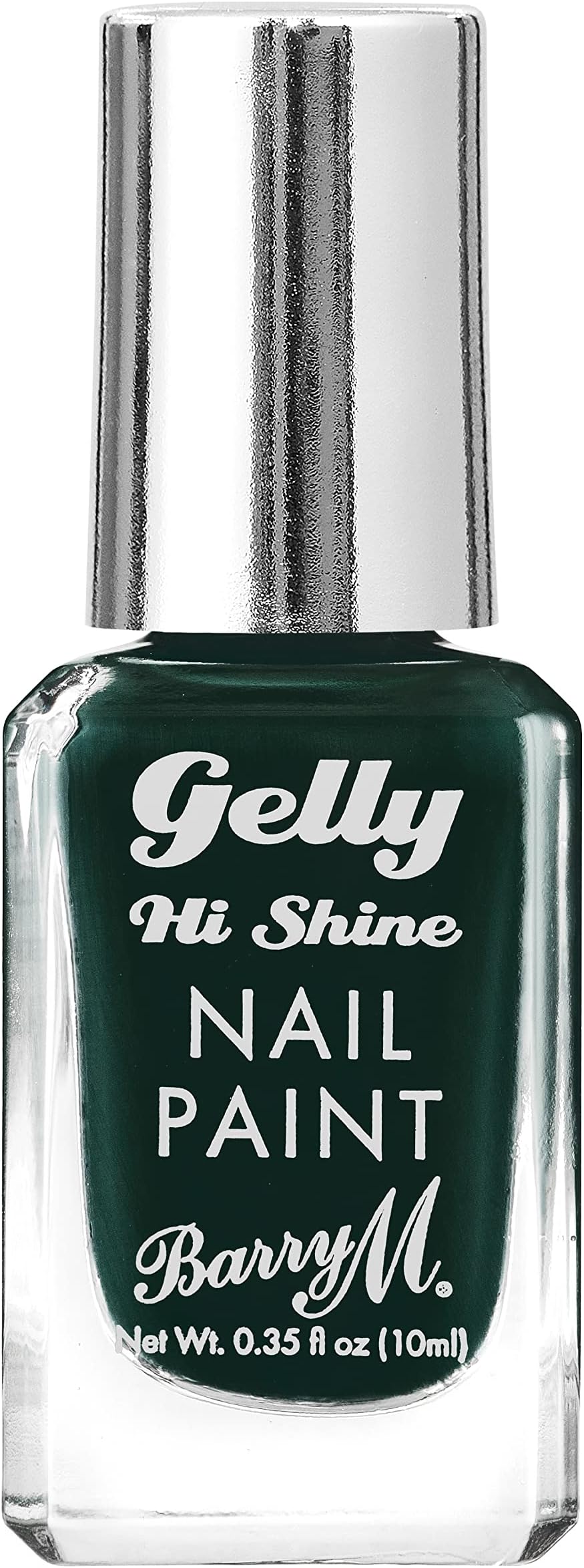 Barry M Gelly Hi Shine Nail Paint Forest Green Thyme Green 10ml