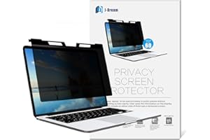 J J-Dream Hanging 13.3 Inch Computer Privacy Screen Filter for Widescreen Laptop - Anti Glare - Blue Light Filter - Anti-Scratch Protector (16:9 Aspect ratio)