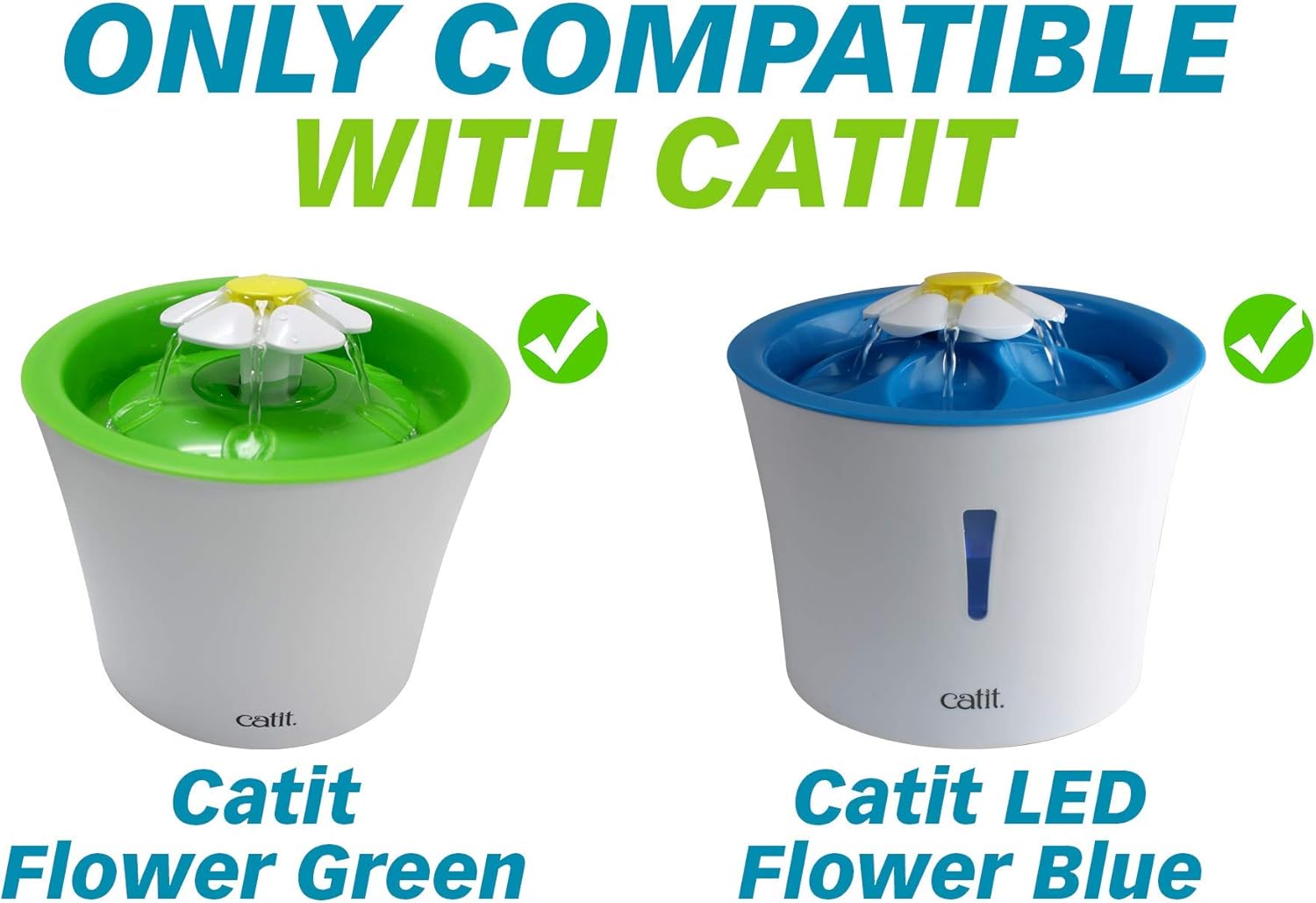 Filters for Catit Design Senses Fountains and Catit Flower Fountains, Pack of 6 : Pet Supplies