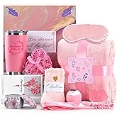 Gifts For Women,Birthday Presents,Birthday Gift Sets,Get Well Gift Baskets,Self-Care Gift Sets Featuring Blankets,Mug, Scented Candle,Soothing Spa Care Sets—Heartwarming Gift Exclusively For Women